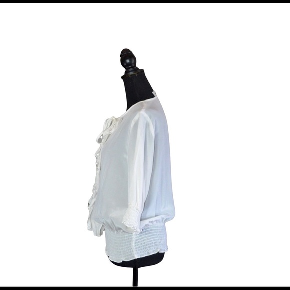 100% Silk Fifteen Twenty Blouse. - Picture 3 of 4